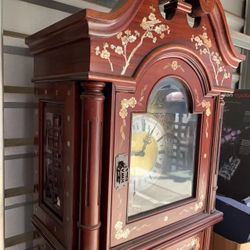 80’’Vintage Baroque Western Germany Tall Case Clock
