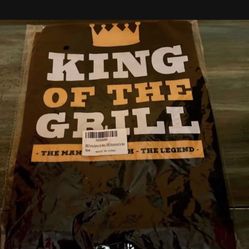 New Men’s BBQ Apron. King Of The Grill. The Man The Myth The Legend 