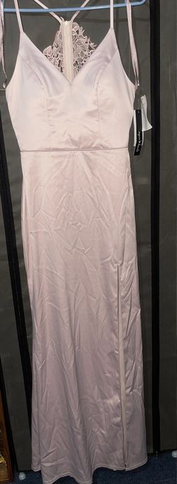 Satin maxi dress, Size 7