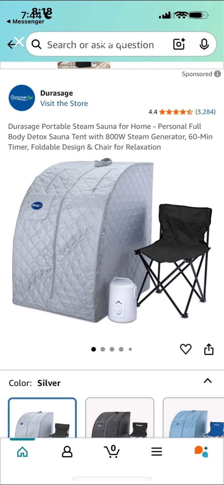 Durasage Foldable Portable Sauna