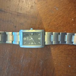 VINTAGE - "Citizen" Quartz Men's Silver Wrist-Watch 