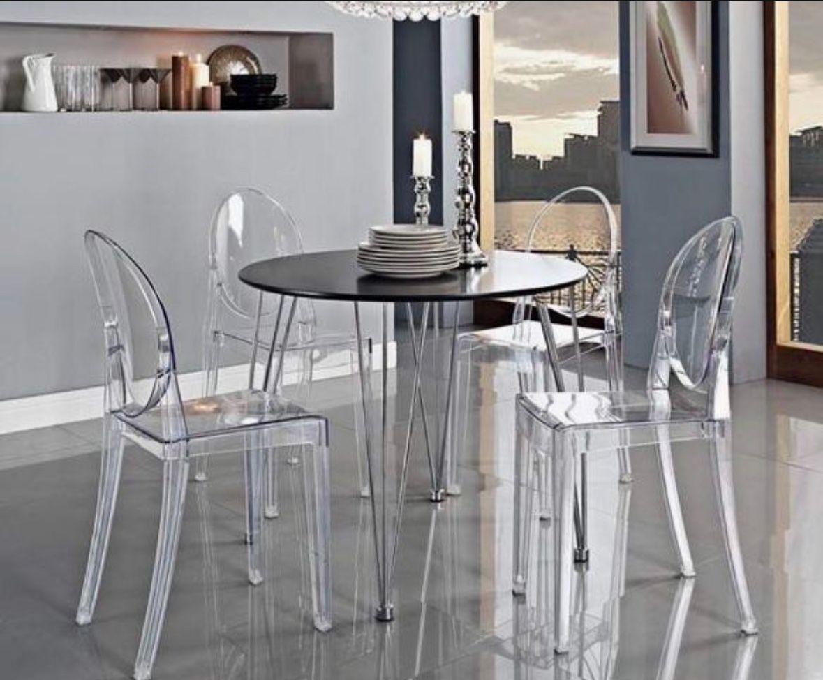 Clear Poly-carbonate Chairs (clear)