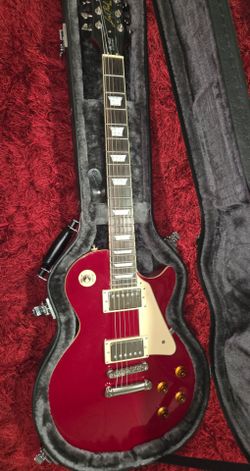 Used Epiphone Les Paul Standard Red Solid Body Electric Guitar