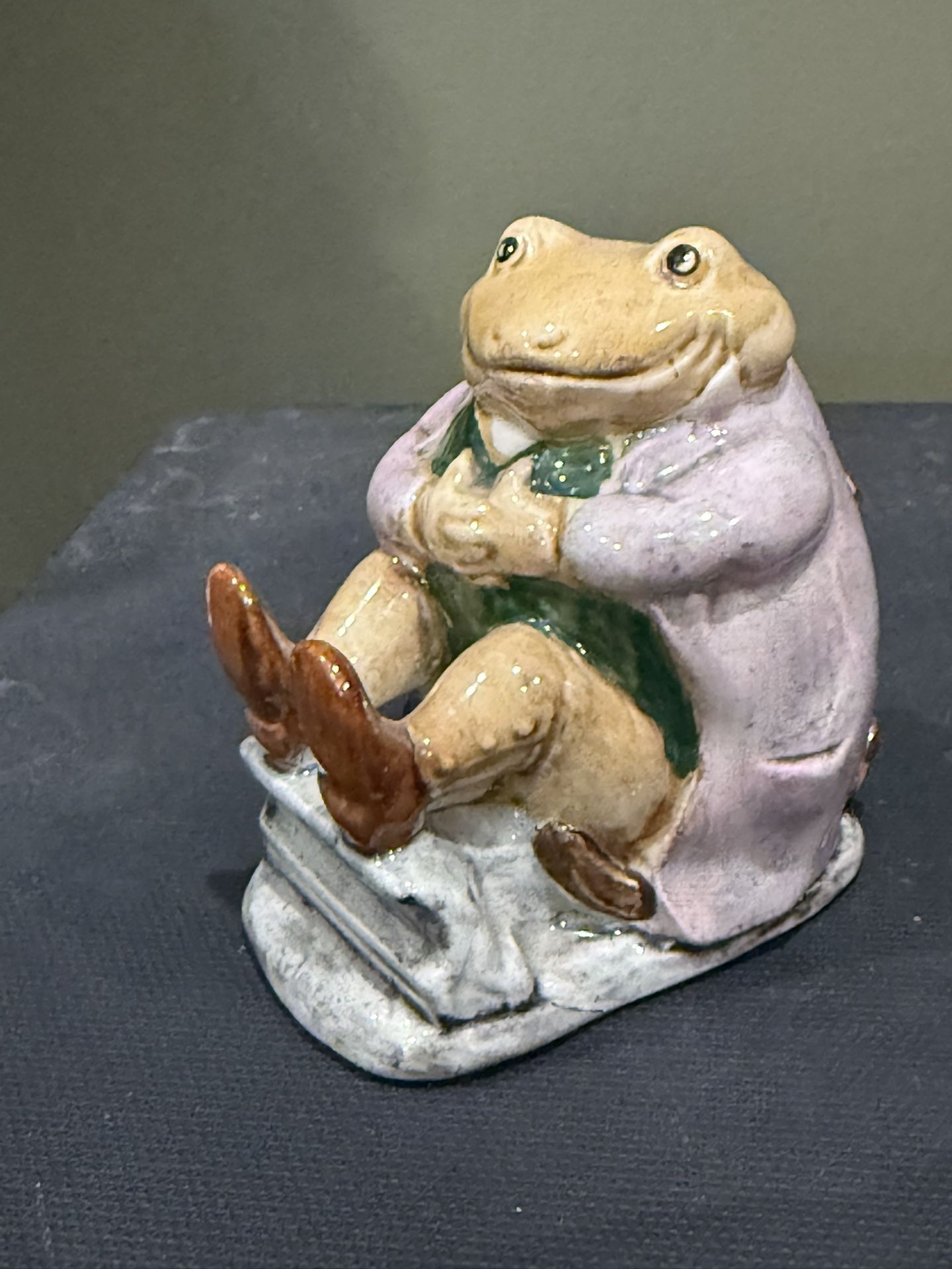 Vintage Beatrix Potter Mr Jackson Frog Figurine 1974 England