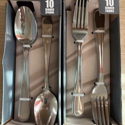 New Dinner Spoon & Fork Sets 