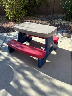 Little Tikes picnic table