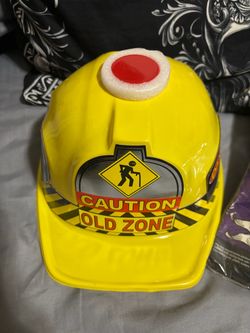 Caution Old Zone Novelty Hard Hat