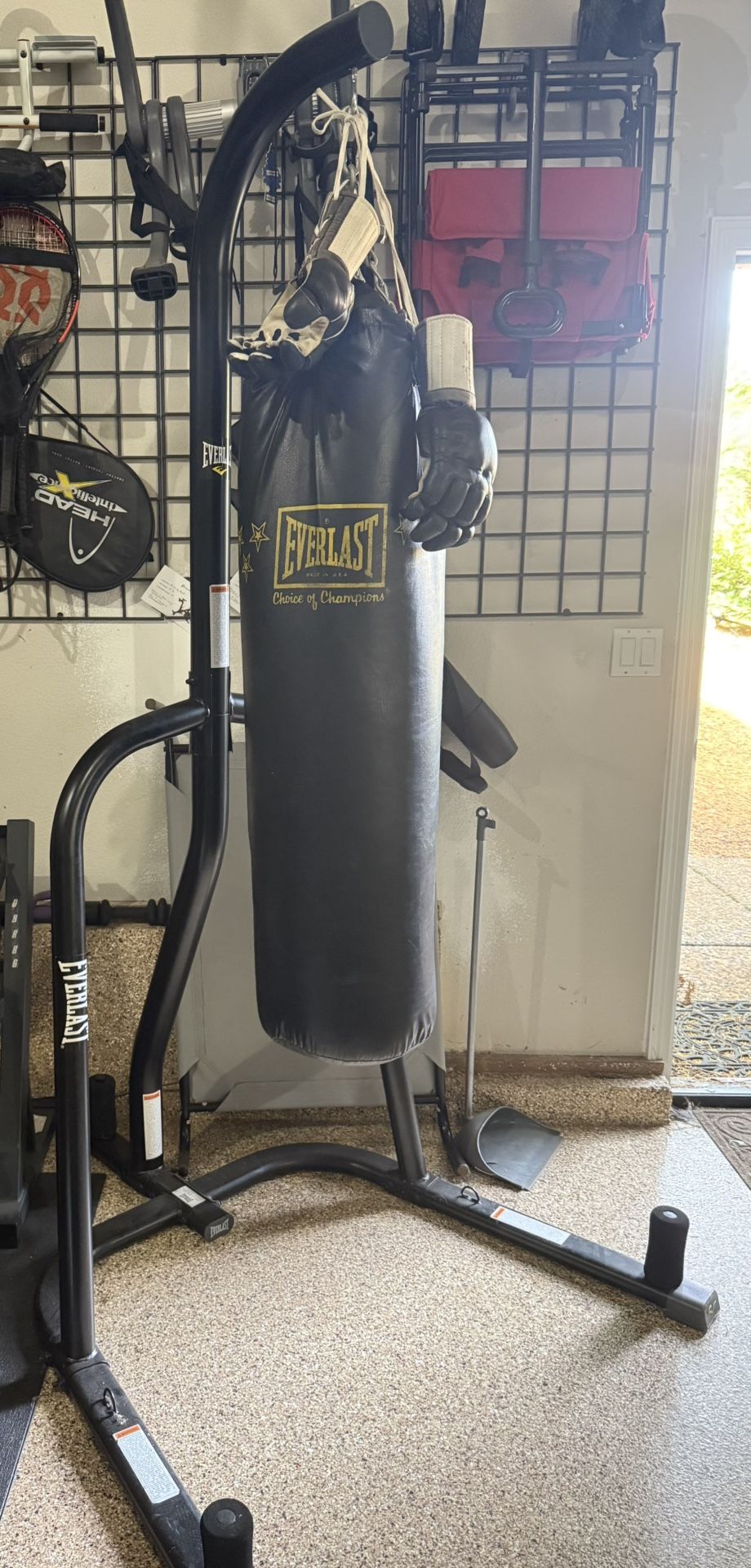 Punching Bag & Frame