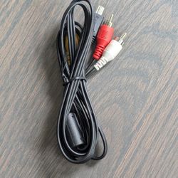 Canon Mini USB to 3 RCA AV Cable