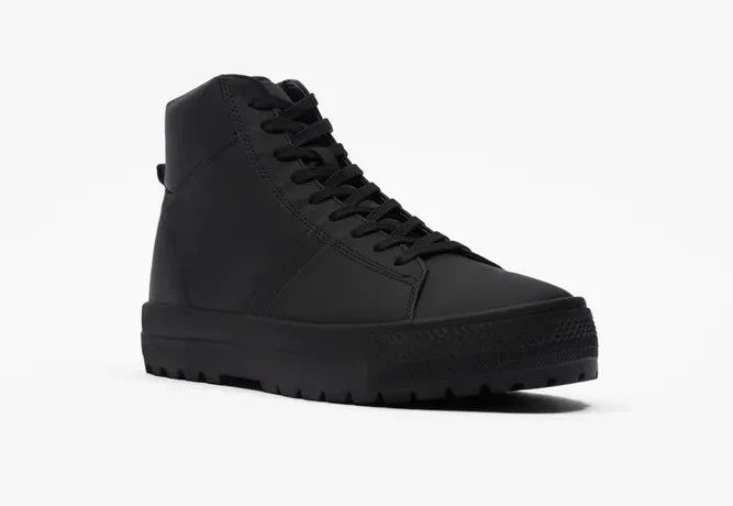 ZARA Men's Black Boots Size 11.5 or 45 • Brand New!!