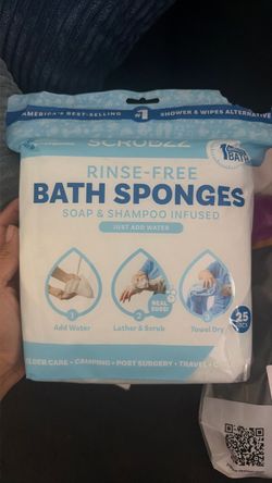 Rinse Free Bath Sponges