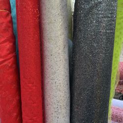 Tul Con Brillo/ Draping Fabric With Glitter / Fabric / Tela
