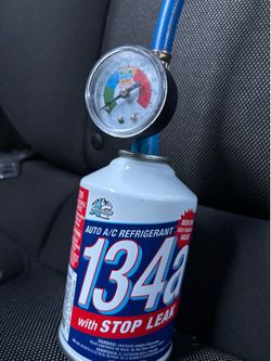 134a  with stop Leak Auto A/C Can