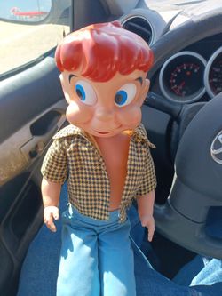 1954 Little Max Joe Pollonka Sidekick Doll Working Squaker 