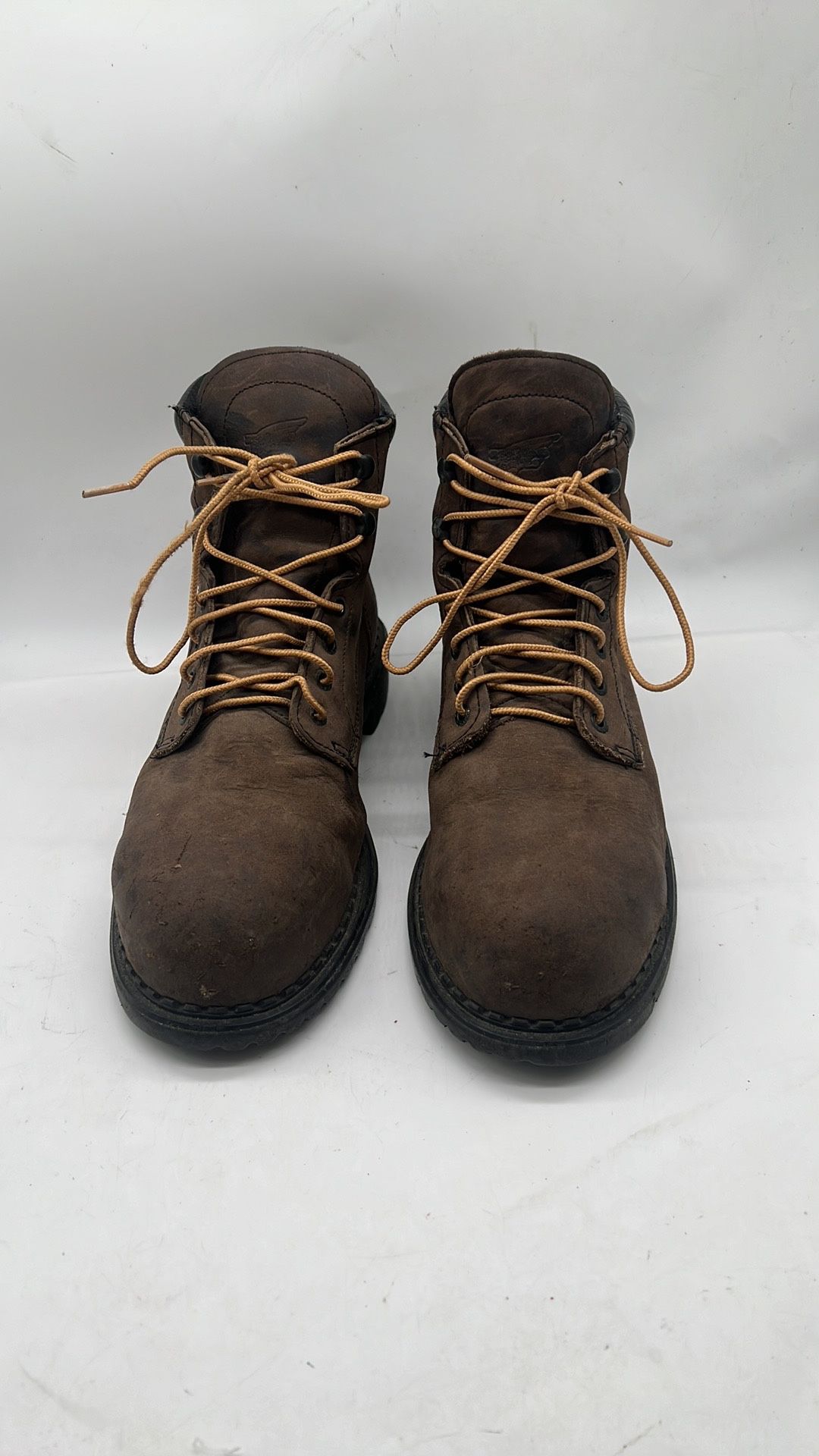 Red Wing 4433 Mens Size 11.5 D SuperSole Metguard WP 6" Steel Toe Boots Brown