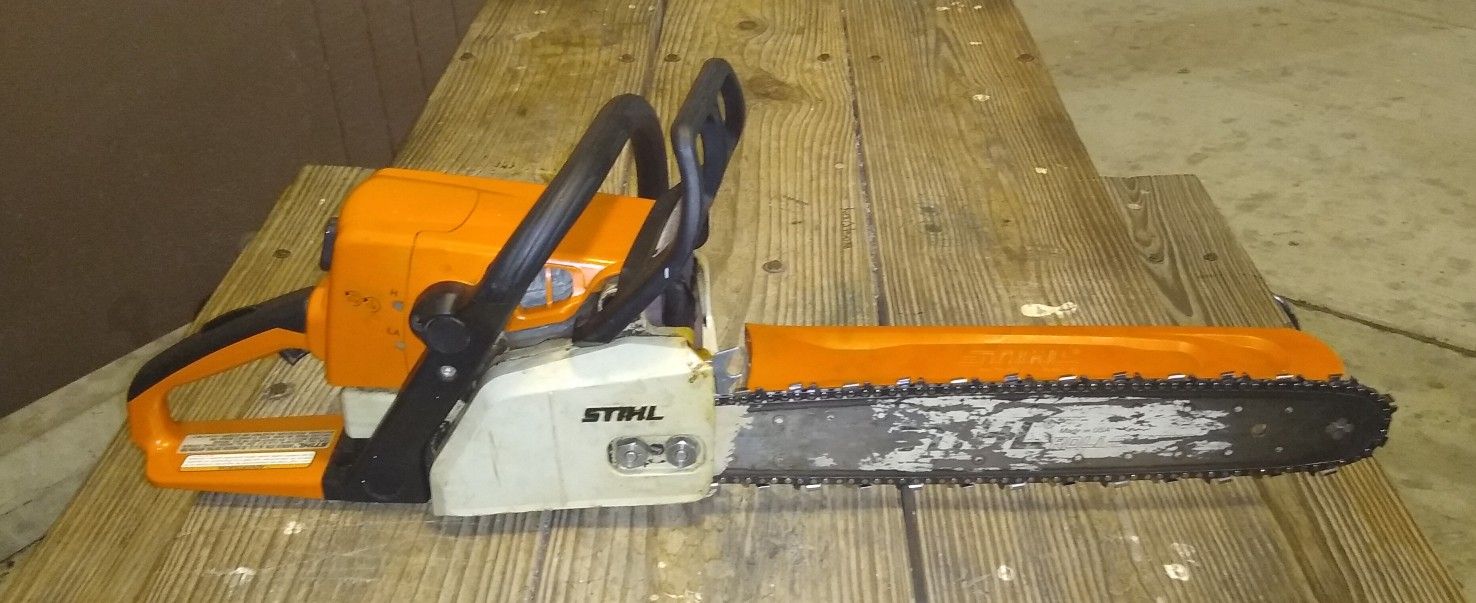 used STIHL MS250 rebuilt 18" 45cc CHAINSAW 2CYCLE GAS CHAIN SAW for