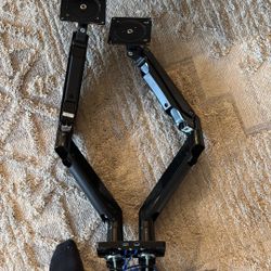 HUANUO 13 to 40 Inch Dual Monitor Arm / Stand for 2 Ultrawide Screens