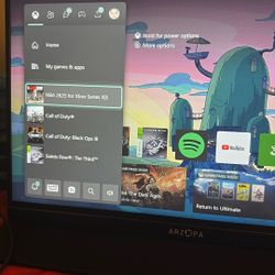 arzopa portable monitor could screen mirror with your iphone laptop xbox ps5 and also has sound 