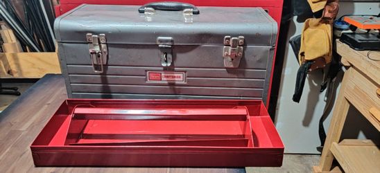 Grey Vintage Tool Boxe