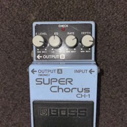 BossChorus Guitar Pedal