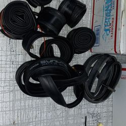 10+ Bike innertubes for sale as a lot various sizes