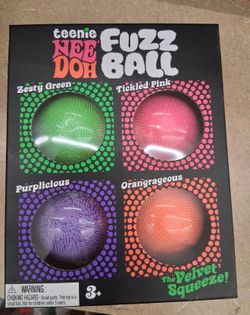 TEENIE NEEDOH FUZZ BALL FOUR PACK