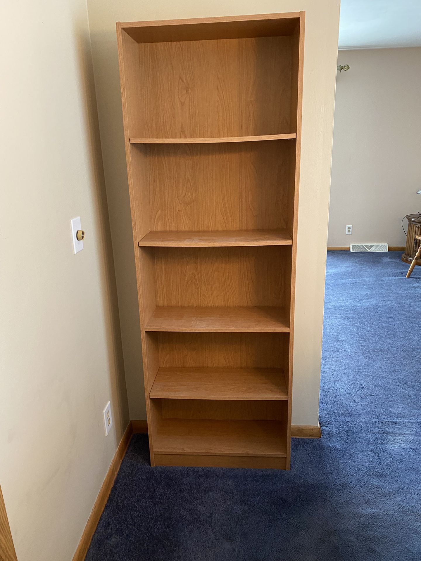 Bookcase -71 Inches Tall By 25 Inches Wide