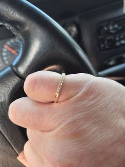 14k diamond ring