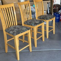3 Counter Height Bar Stools