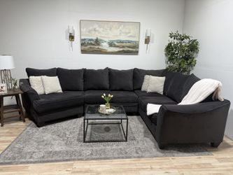 Grey Ashley’s Large Sectional Couch - Delivery Available