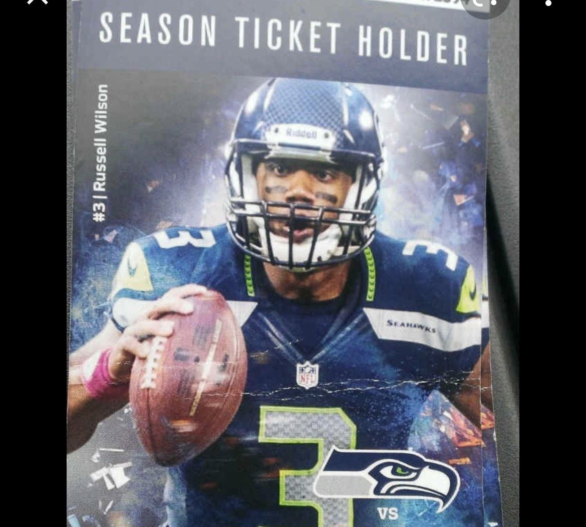 2 Seahawks 49ers Club seats: 40 Yd Line Section 233 