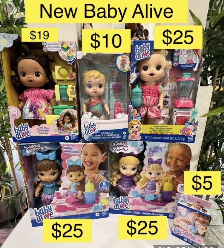 New Dolls Toy Baby Alive Cheaper Than Stores!!! / Muñecas Nuevas Mas Baratas que en La Tienda