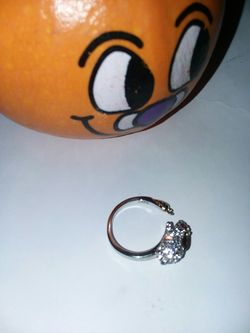 Exquisite two tone white gold yellow gold plated micro inlaid cute rabbit