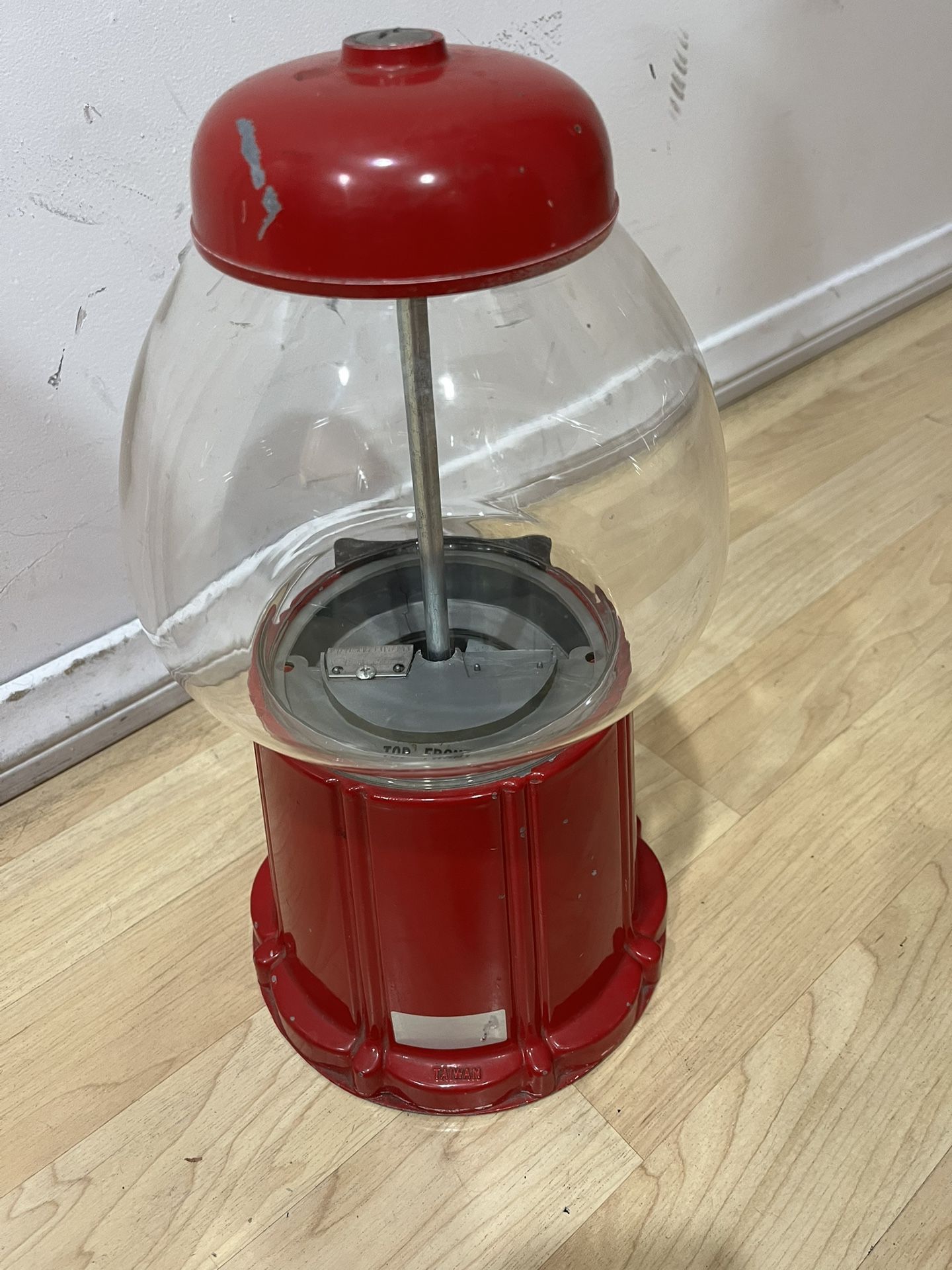 Rare 1993 Promotional Children Carousel 15” Red Bubble Gum Machine 