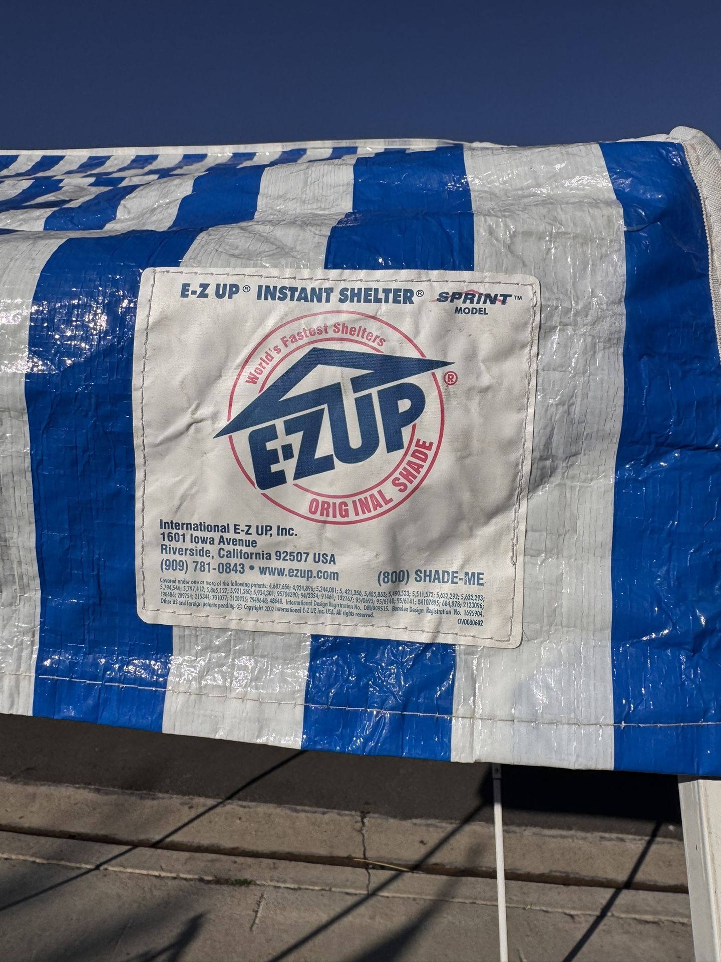 Cute EZ Up Pop Up Canopy Tent For Party Or Summer Fun