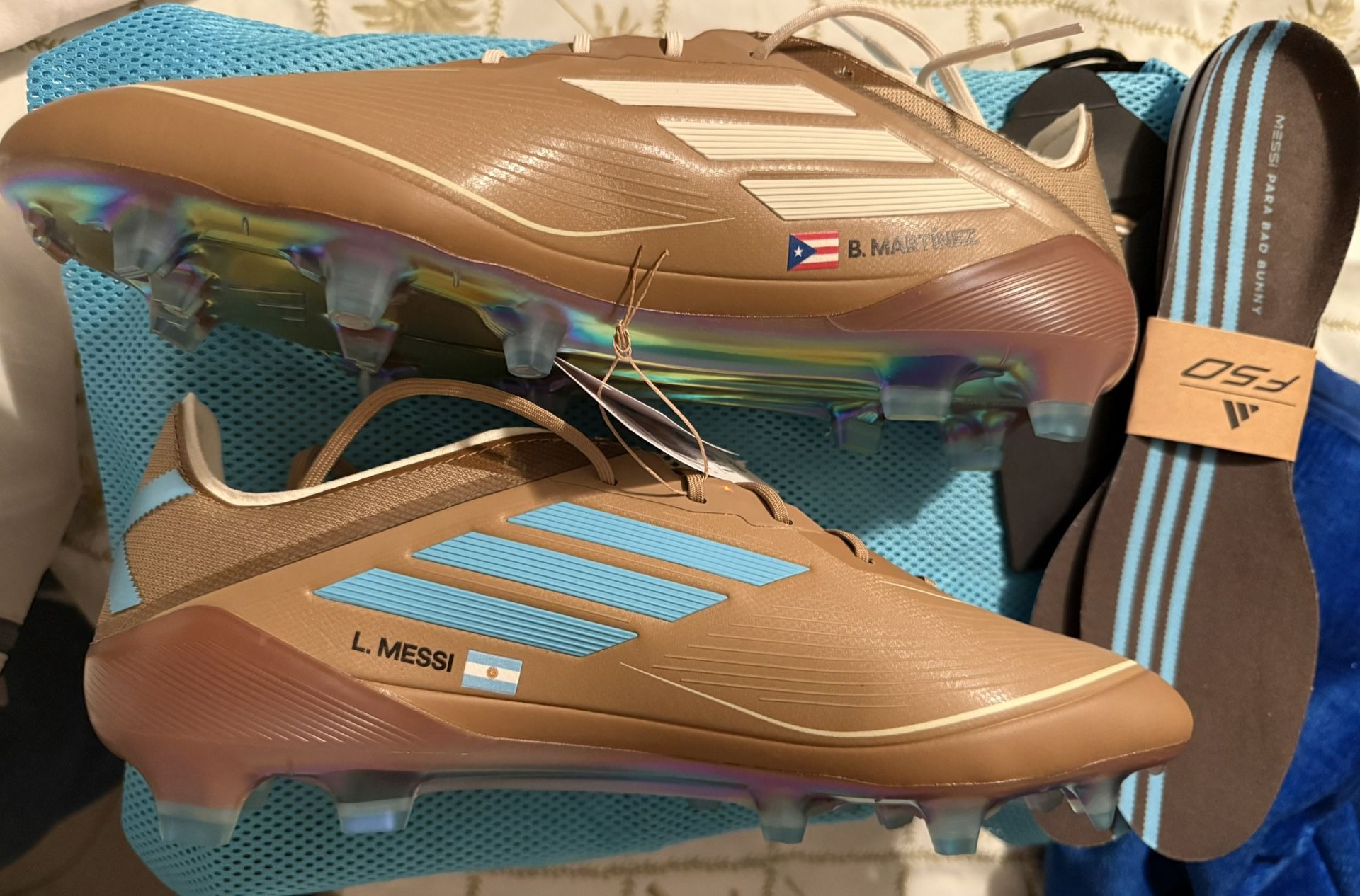 Adidas F50 Cleats Messi Bad Bunny