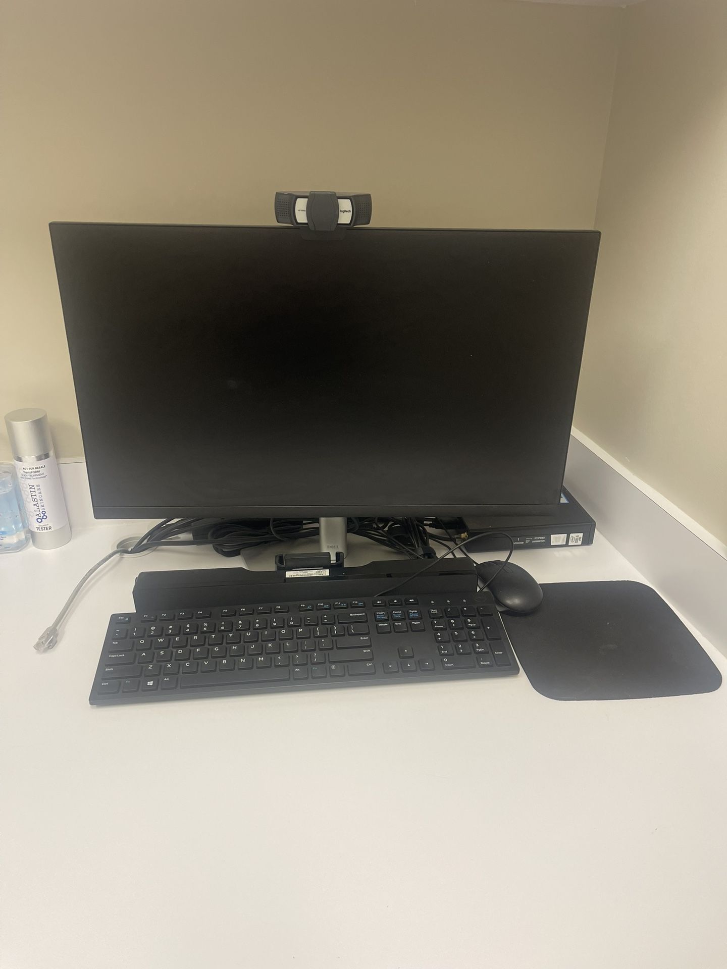Monitor, Keyboard, Mouse, Webcam Bundle