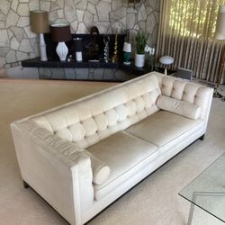 Mid Century Modern Tufted Sofa