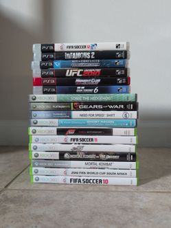 Bundle Sale! Xbox 360 & PS3 Games - Great Collection (17 Titles Total)