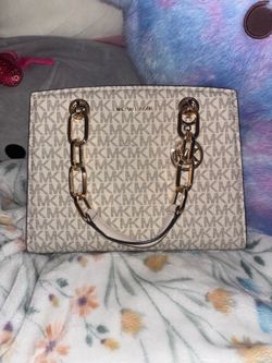 Michael Kors Cynthia Small Signature Logo Satchel - Brand New
