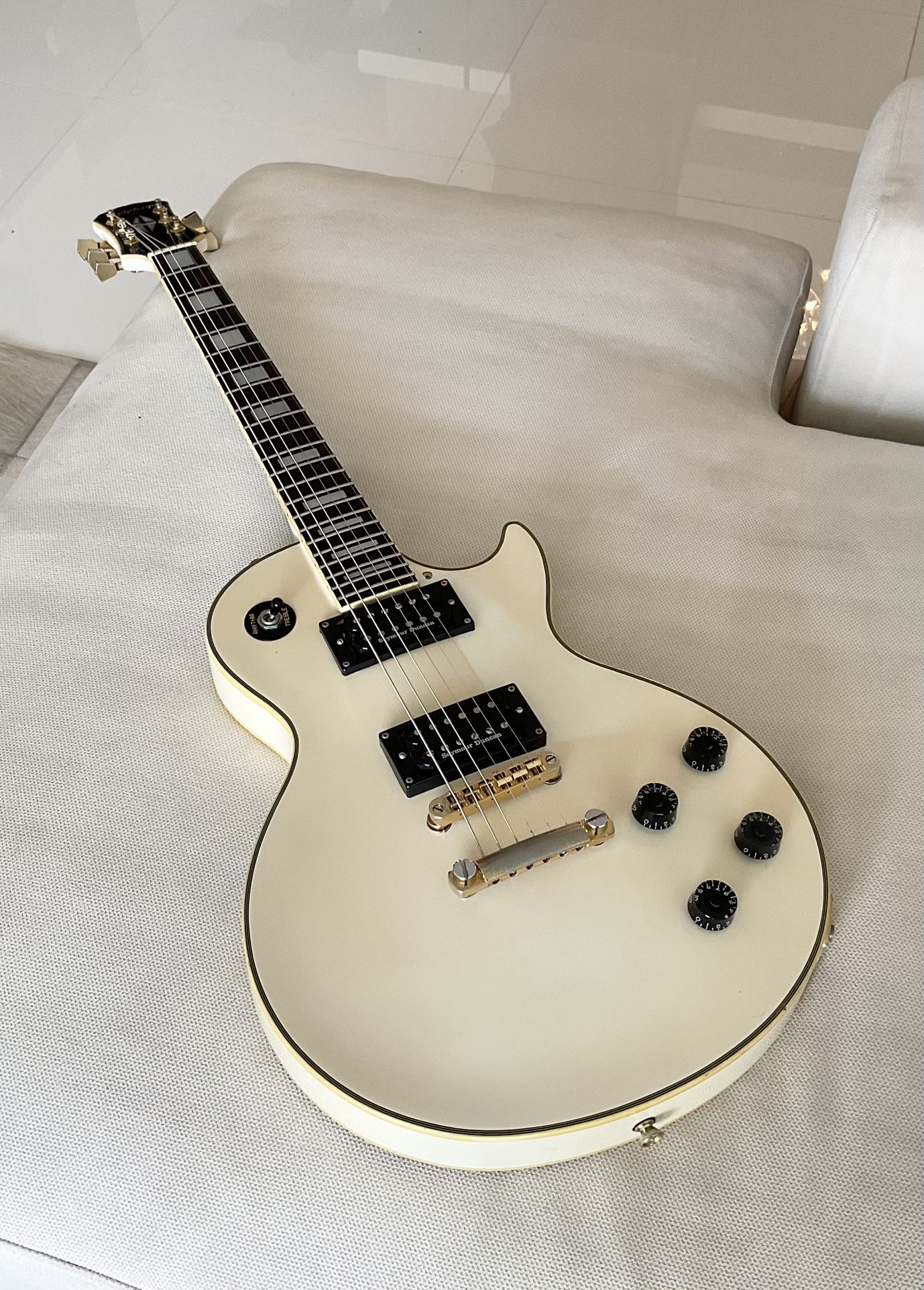 Upgraded korean Epiphone les Paul custom repaired (Open to Trades and offers)