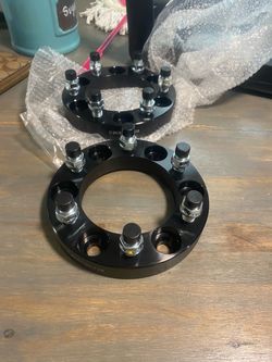 New 2pcs only fit 1" 6x5.5 Or 6x139.7 | 14x1.5 | 108mm Studs Wheel Spacers Adapters For Chevy gmc