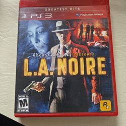 L.A. Noire Ps3 GAME