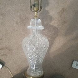 Waterford Crystal Lamp Vintage Rare