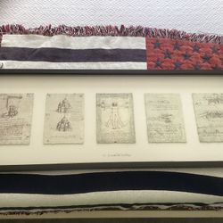 Leonardo Da Vinci Framed Drawings 