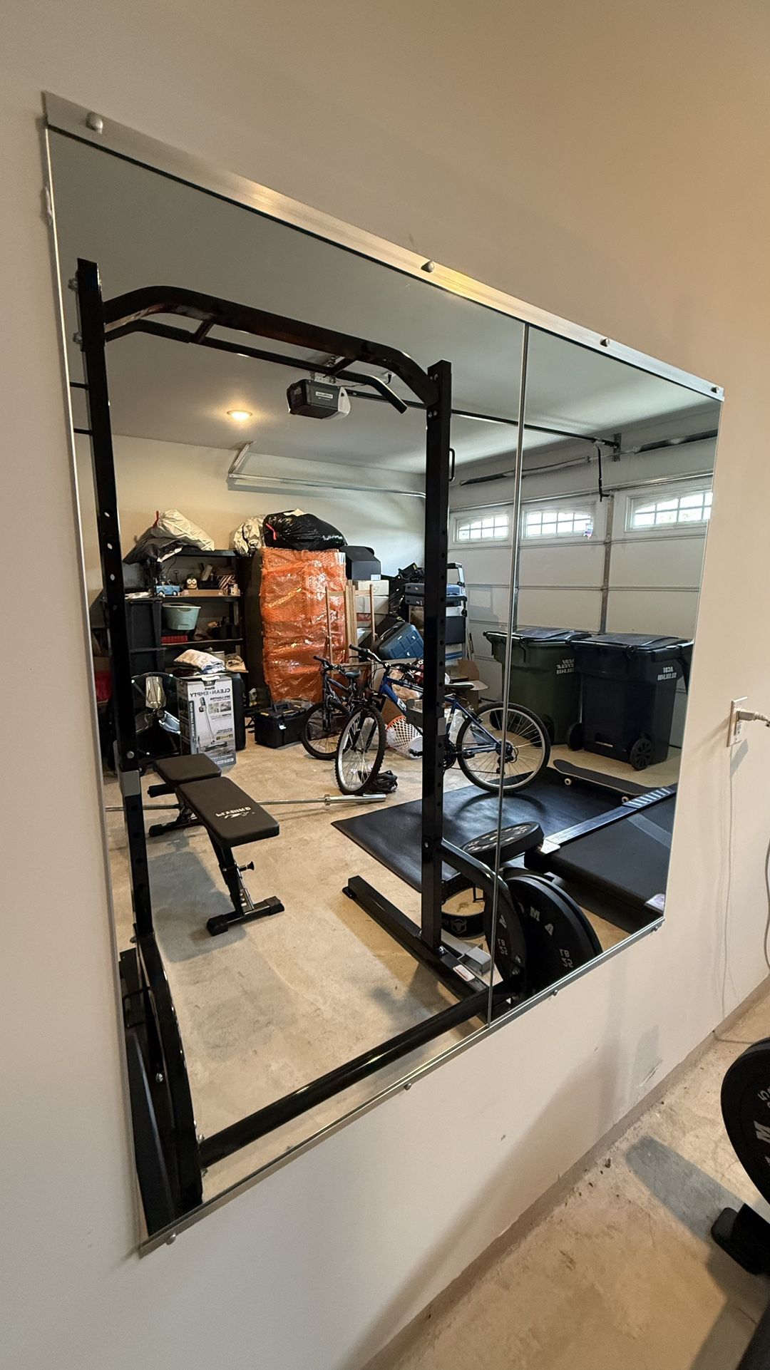 Special wall mirror for the garage / Espejo de Pared Especial para el Garaje 48x24x2