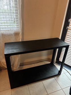 Black Entryway Table