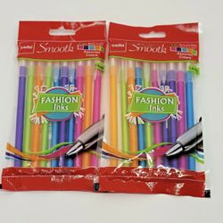[NEW] 140 Cello 14x10Pack Fashion Ink Ballpoint Pens - Assorted Colors 1.0mm