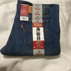 Jeans Levis Size  14    12.   10.    8  And 7 For Girl 