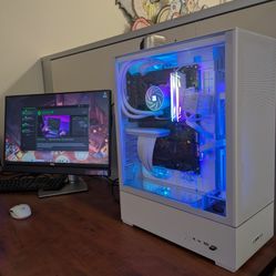 All White Gaming PC